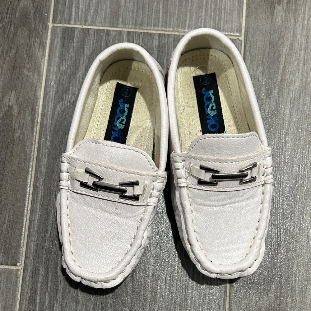 Josmo White Kids Dress Shoes